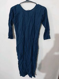 Elegant Navy Blue Kurta