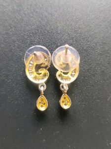 Dazzling Diamond &amp; Pear-Drop  earings