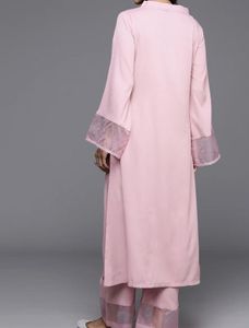 preetiest pink organza kurta plazzo 💗