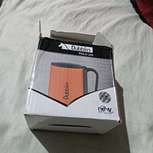 Orange Dublin Mug with Lid