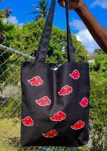 Anime Cloud Print Tote Bag