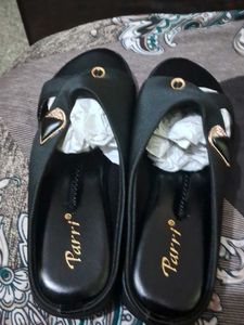 Parri Black Embellished Flats