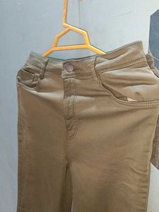 Olive Green Flared Pants