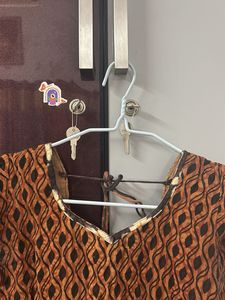 Brown Patterned Kurtas for Women