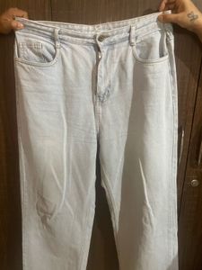 Light Wash Wide Leg Jeans