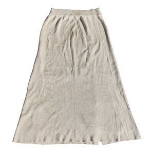 Solid Pleated Elegant Long Skirt for Women