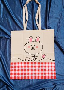 hand painted totebag