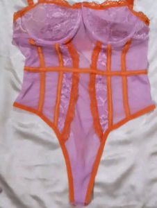 Strappy Lace Teddy Corset