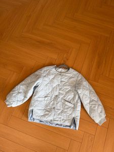 ZARA Light Blue Quilted Jacket