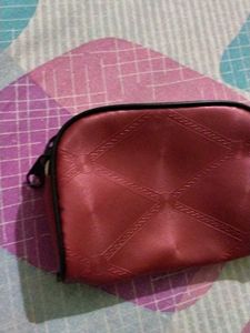 Red Cosmetic Pouch