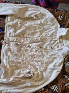 ONLY Beige Denim Jacket