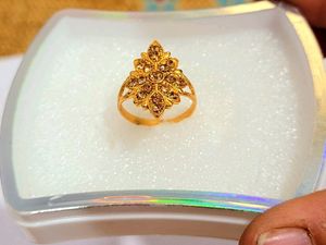 1 Gram Gold Flower Rings Pack  2