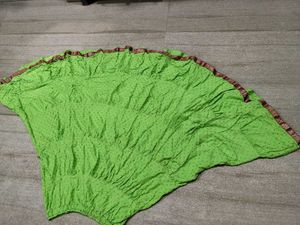 Bright Green Printed Ethnic Skirt