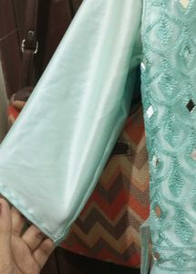 Beautiful Teal Ethnic Gown