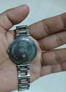 Titan  watch siver