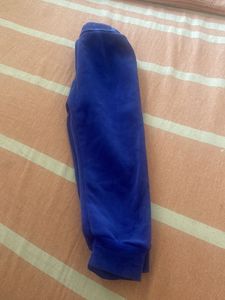 Royal Blue Velour Track Pants