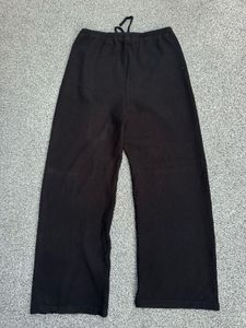 Black Wide Leg Casual Pants
