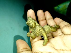 gold plated Laddu Gopal VERY RARE PIECE SMALL