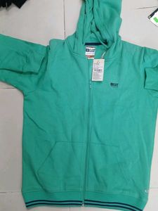 Green Zip-Up Hoodie