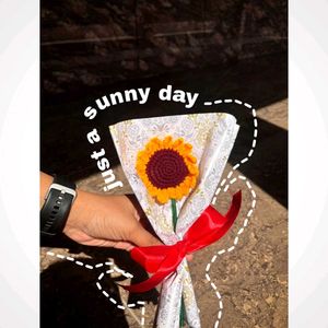 Crochet Sunflower Bouquet