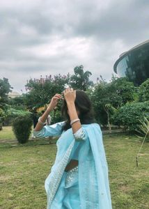 Elegant Blue Saree