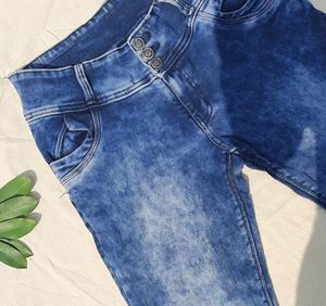 32 Inch Skinny High Waist Jeans For Girls