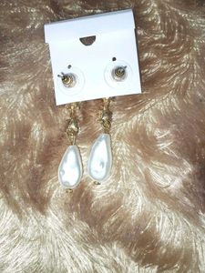 Elegant Pearl Drop Earrings