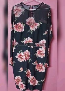 Floral Mesh Dress