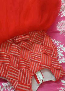 Grab Fast🔑Beautiful Red frock for baby Girl