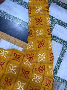 Yellow Bandhani Print Kurta