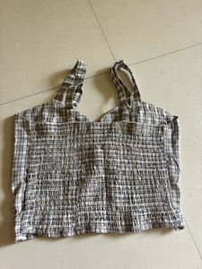 Cute Plaid Crop Top
