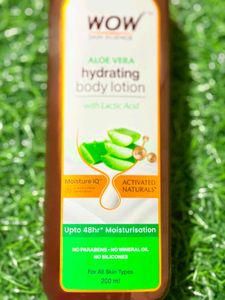 WOW  Aloe Vera Hydrating Body Lotion pack of 2