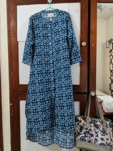 Blue Printed Kurta