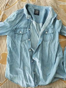 Light Wash Denim Shirt