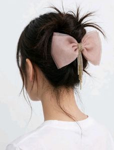 Sparkling Bow Hair Clip