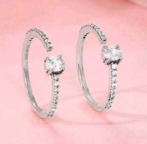 price drop 📉 Oxidised Silver Toe Rings(1 pair)