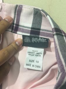 Official Harry Potter Gryffindor Pink Plaid Skort