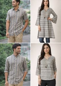 Smart and Vibrant Unisex Unstiched Fabric Style 7