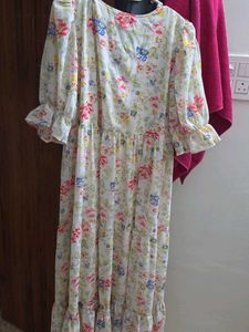 Chic Floral Print Maxi Dress