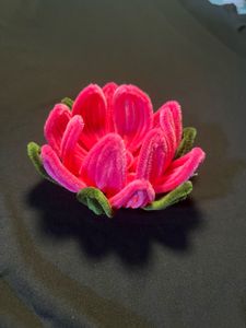 Pink Flower candle holder