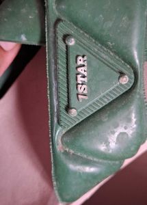 Green Bow Slide Sandals