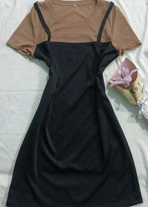 Two-Tone T-Shirt Dress