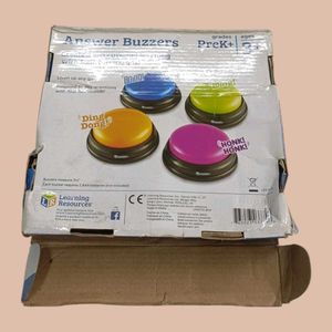 Learning Resources Answer Buzzers, Set of 4