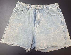 Light Wash Denim Shorts