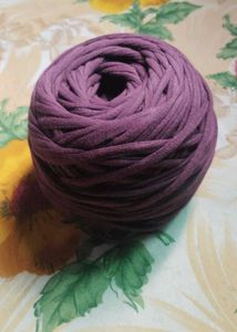 Purple T-Shirt Yarn Skein
