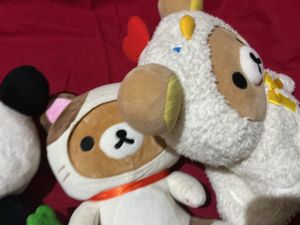 rillakuma plush- Panda, Cat &amp; Chicken