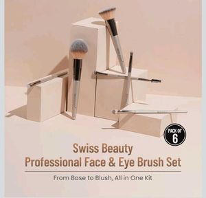 Swiss Beauty Professional Face &amp; Eye 6 Brush Set