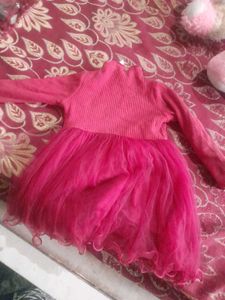Cute Pink Party Dress set