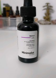 minimalist Retinal face serum