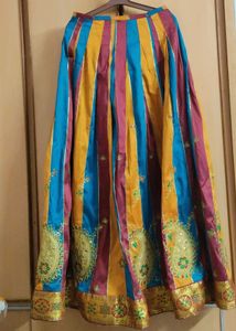 Kids' Ethnic Pattu Lehenga